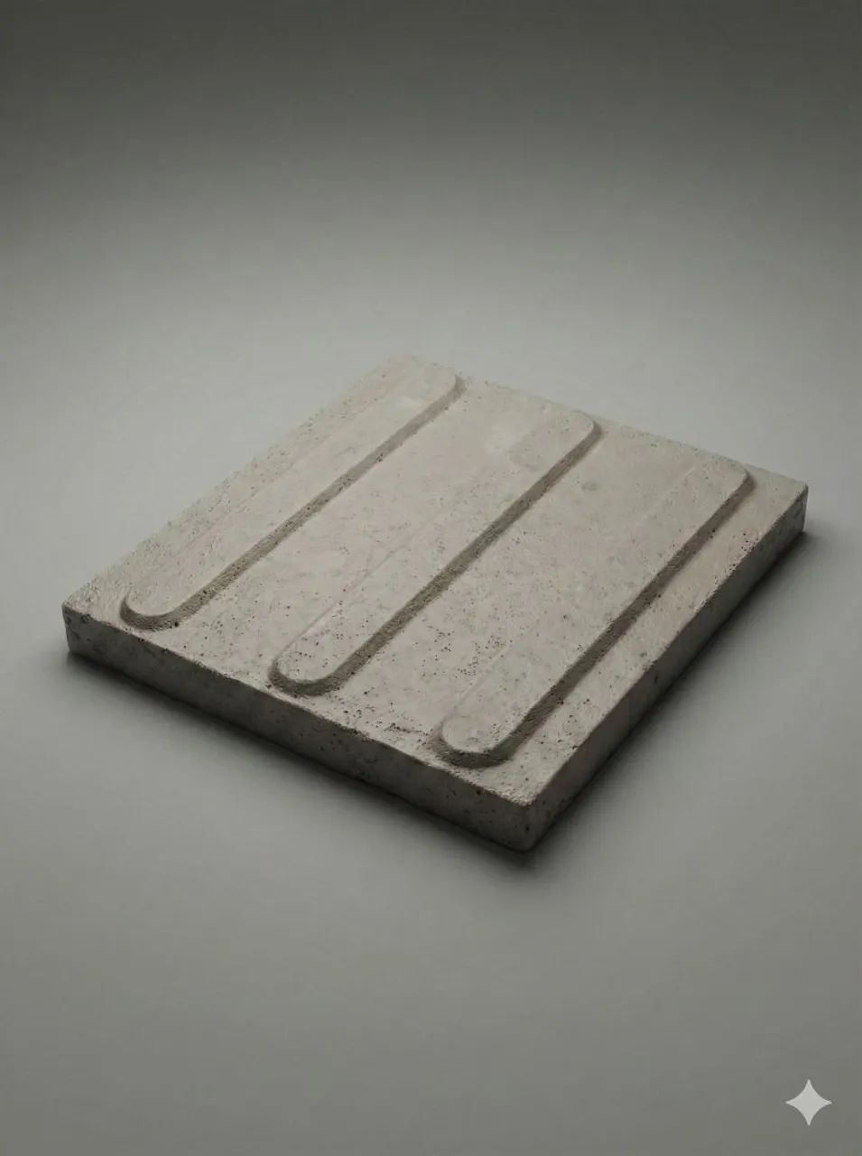 PISOS TÁTEIS EM CONCRETO MACIÇO 0,25X0,25X2,5