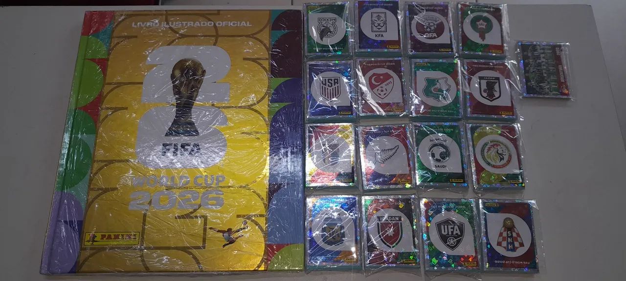 Album da copa 2026 completonpara colar com as figurinhas  da coca - Foto 3