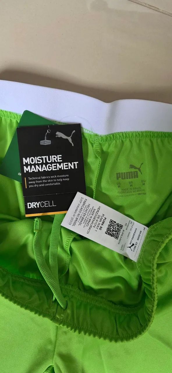 Calção GK Palmeiras Puma Verde tamanho M - Foto 2