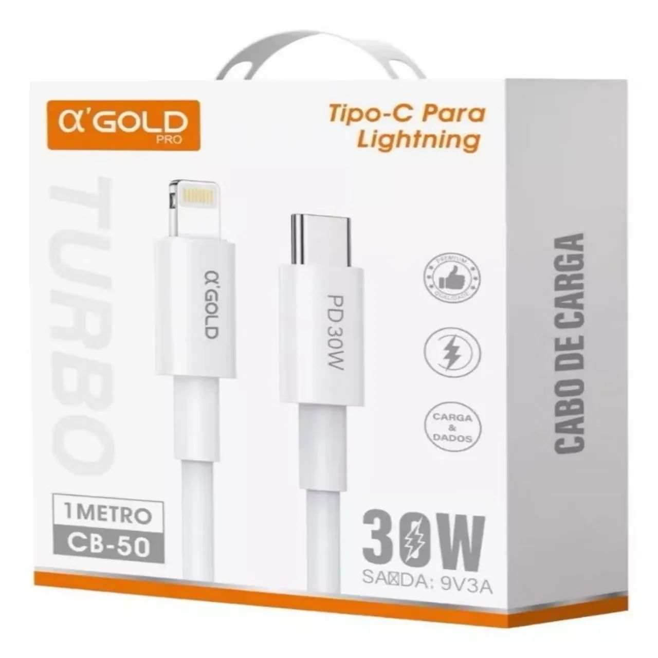 CABO PARA IPHONE TURBO 30w - Foto 2