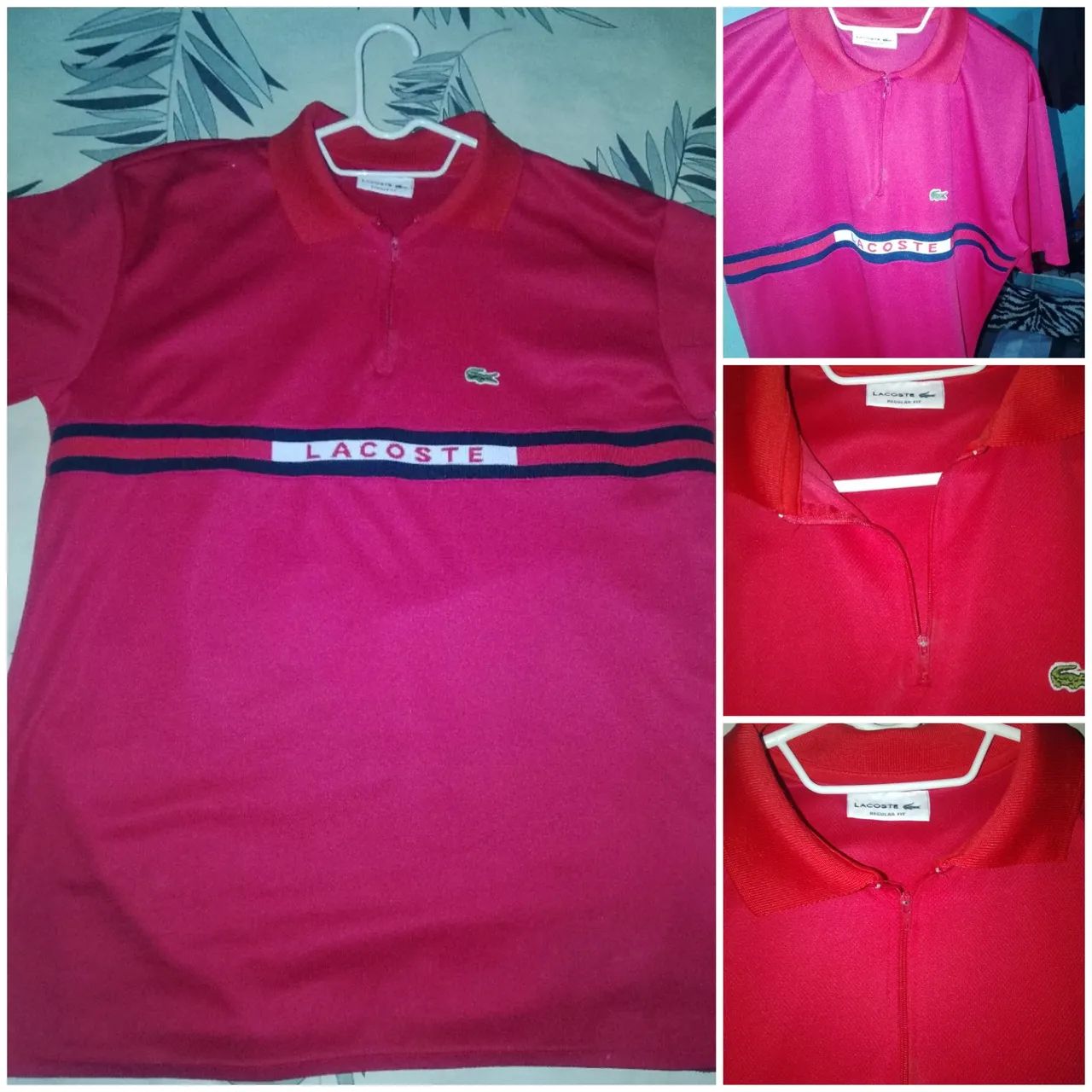 CAMISA LACOSTE POLO ZIPER