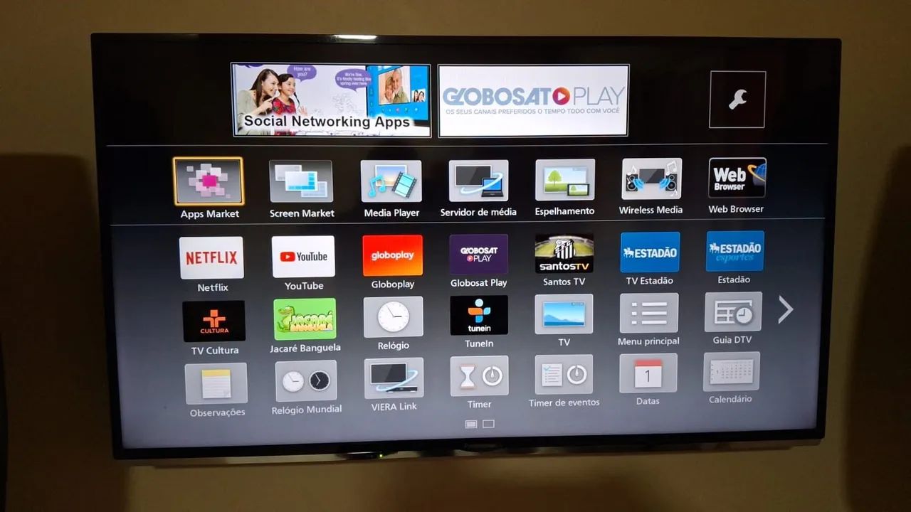 Smart tv Panasonic 45 polegadas 