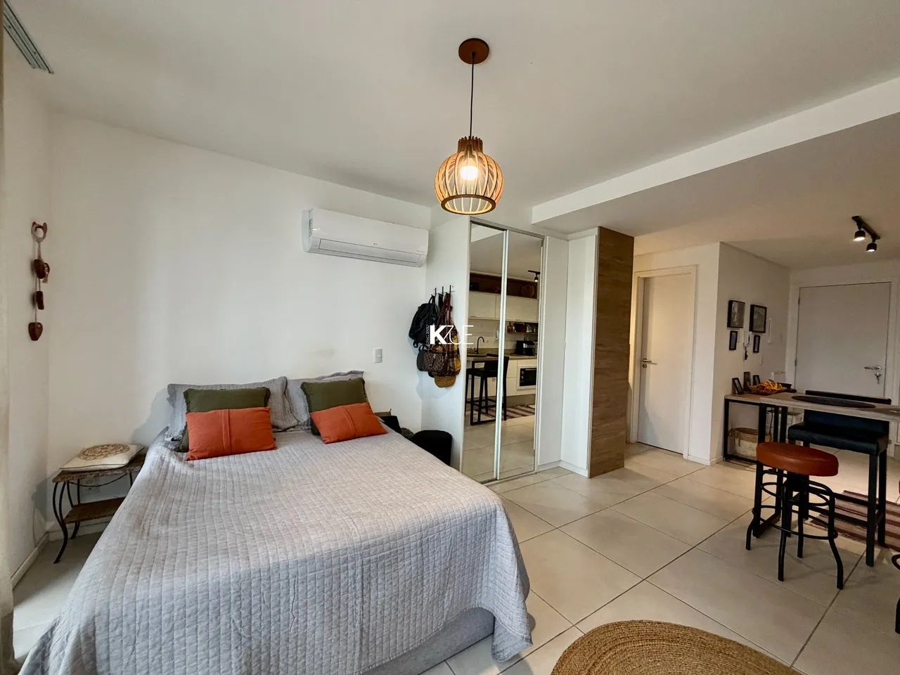 Studio mobiliado, vista mar, par alugar em Coqueiros, Florianópolis SC - Foto 5
