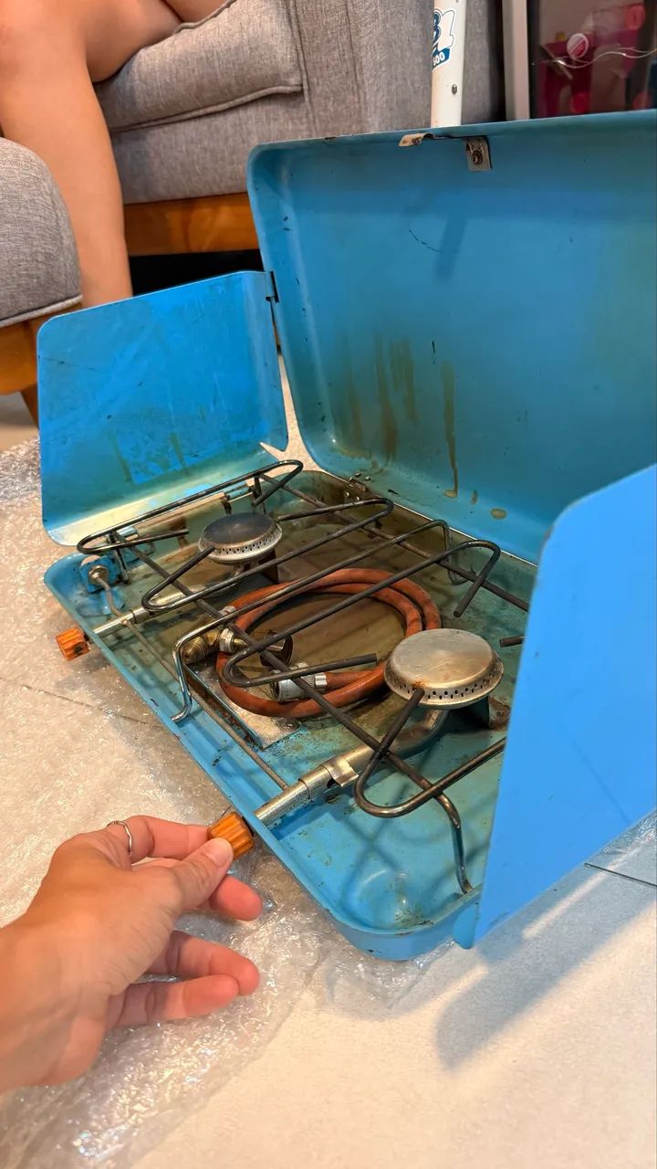 Fogão portátil - acampamento  - Foto 4