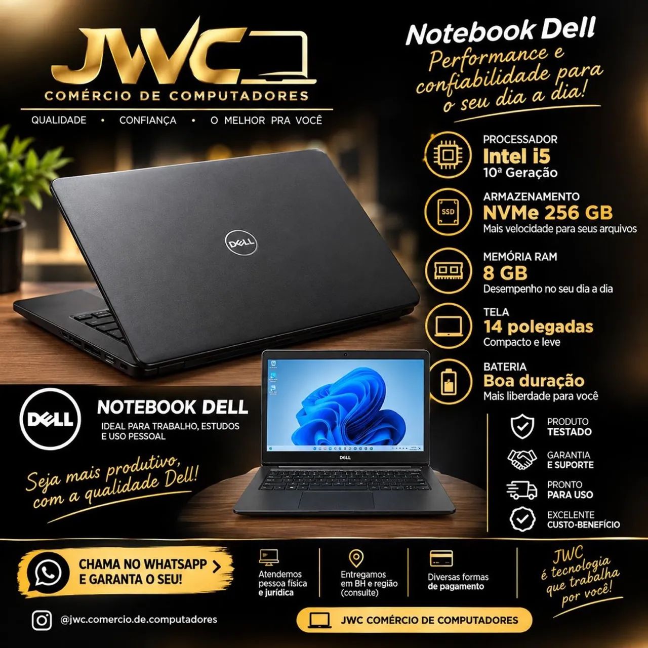 Notebook Dell core i5 de décima geração  - Foto 4