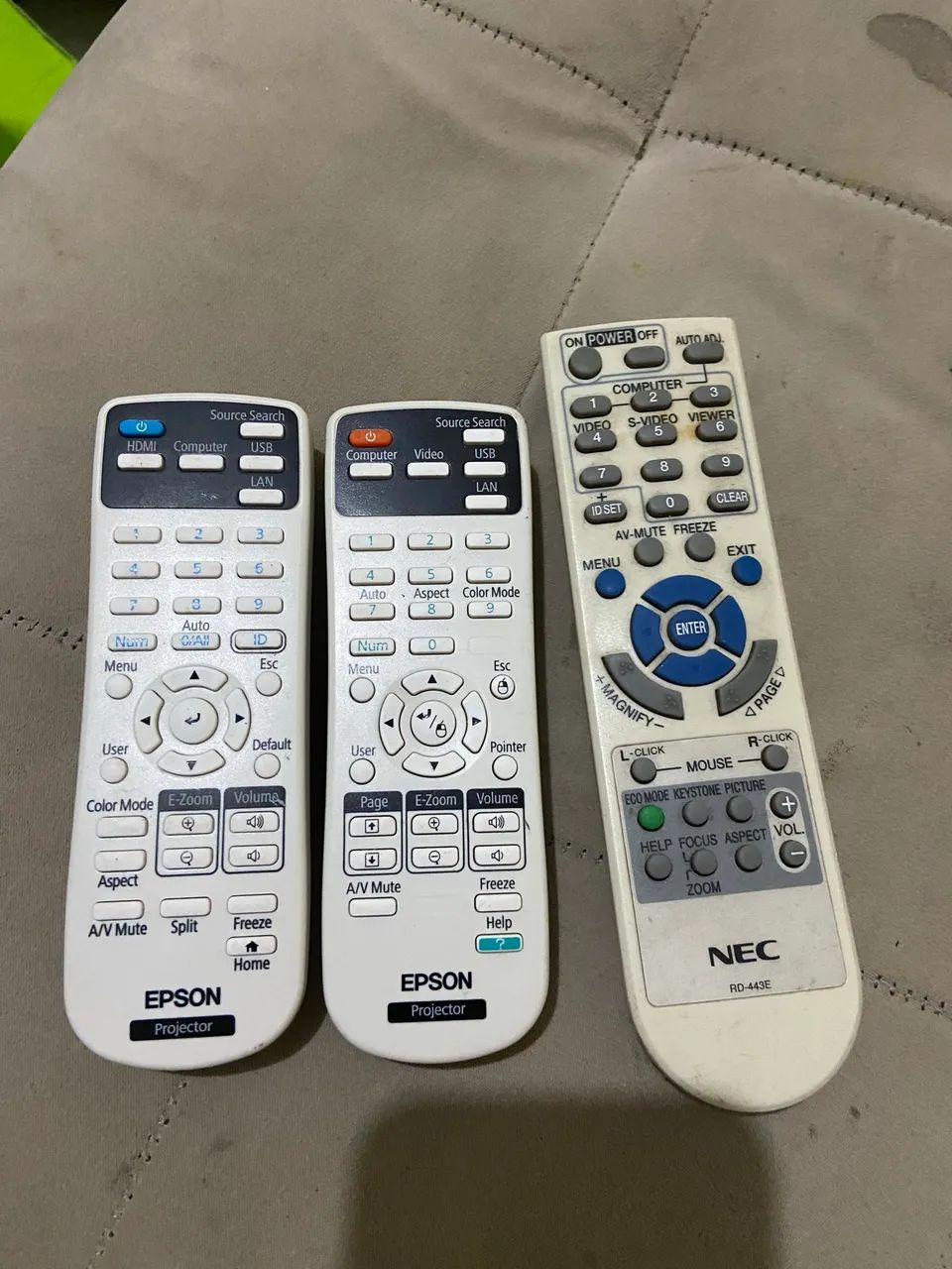 Controle projetor Epson