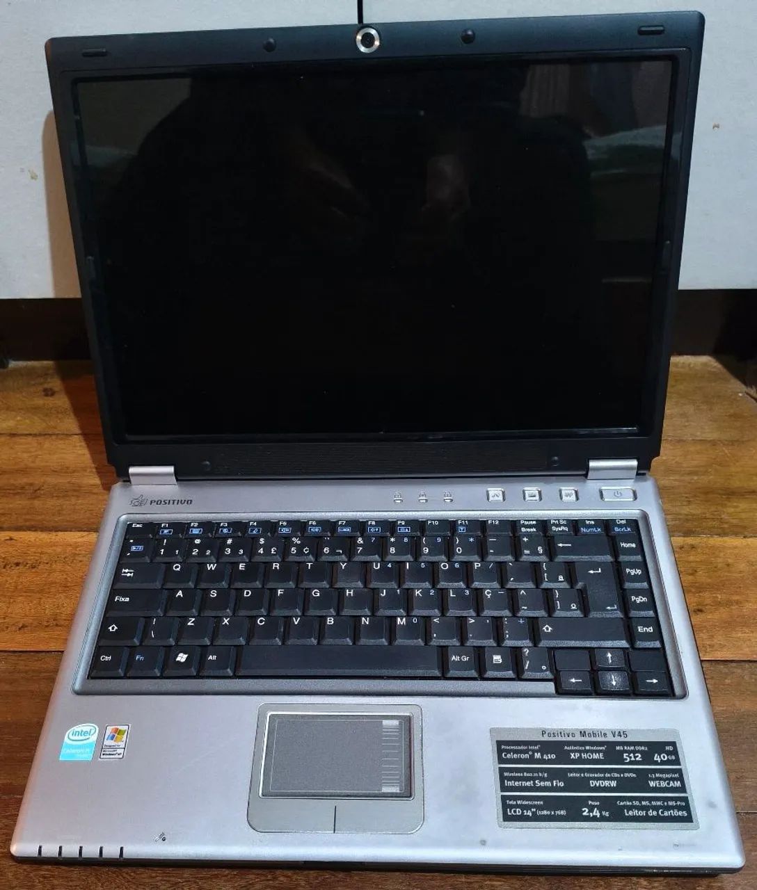 Notebook positivo V45 clássico 