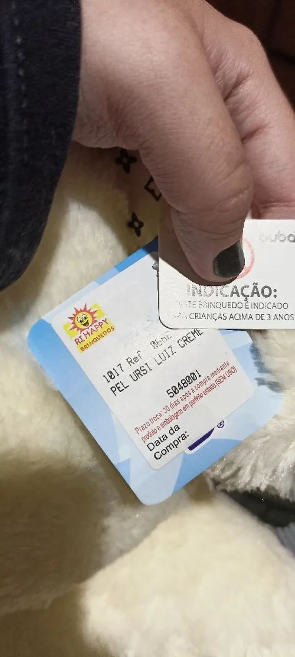 Urso de pelúcia Buba 90 cm - Foto 3