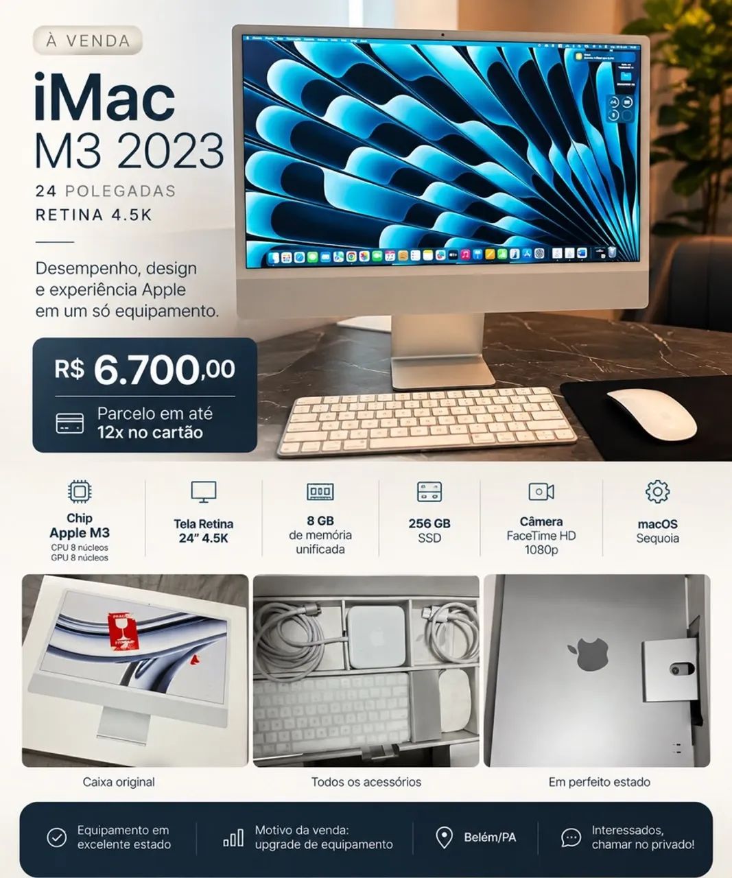 Vendo IMAC M3 24? - 2023