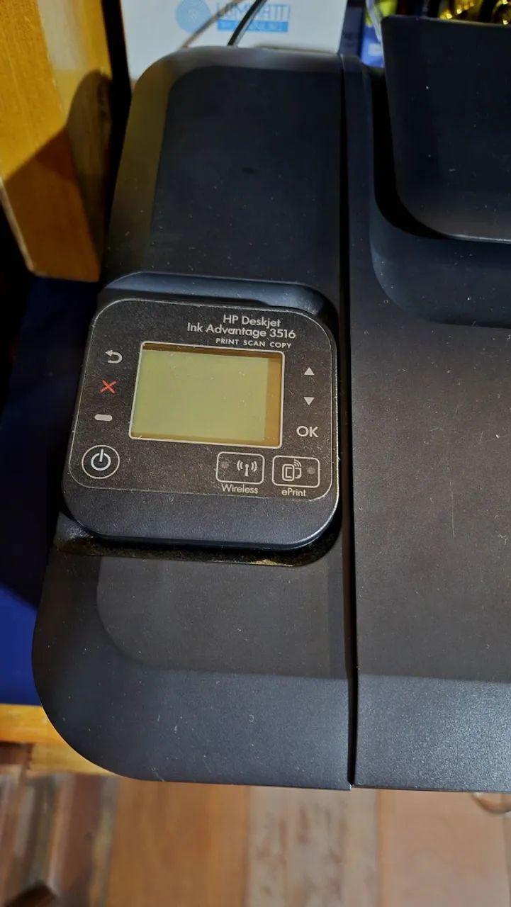 Impressora HP multifuncional 3516 