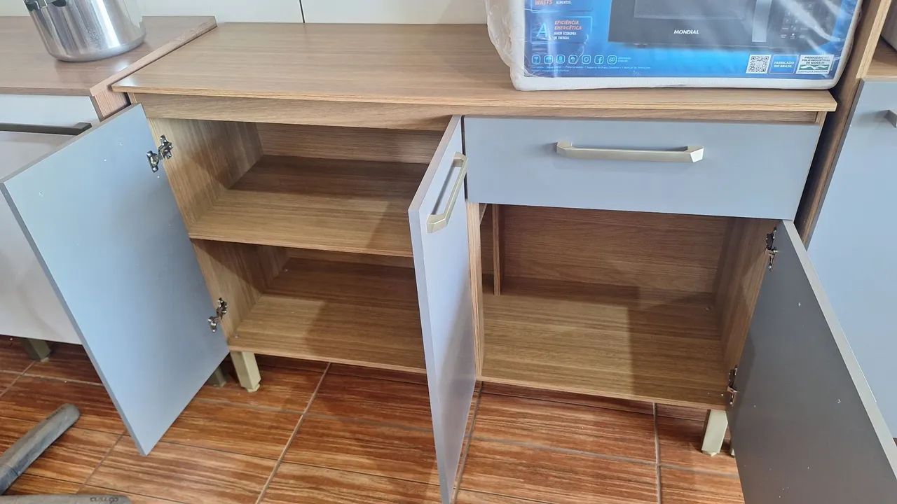 Balcao de cozinha 3 portas 1 gaveta - Foto 2