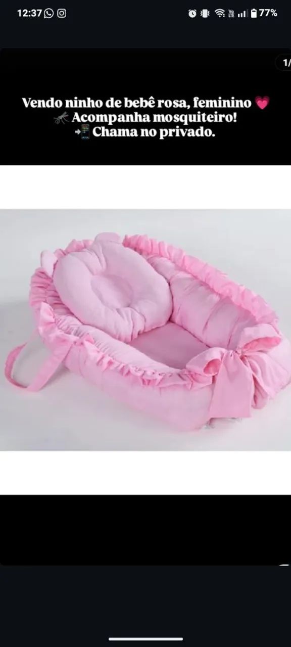 Vende se ninho de bebê feminino 