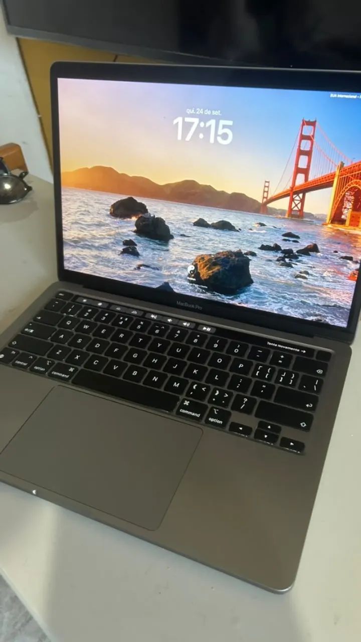 MACBOOK PRO M1 (2020) - 8GB RAM - SSD 512GB - BATERIA 86% - 13,3 POLEGADAS (FAÇO OLX PAY)
