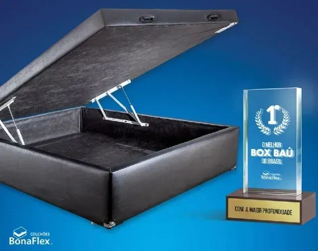 Base Box Bau Casal 138x188x42 - Bonaflex