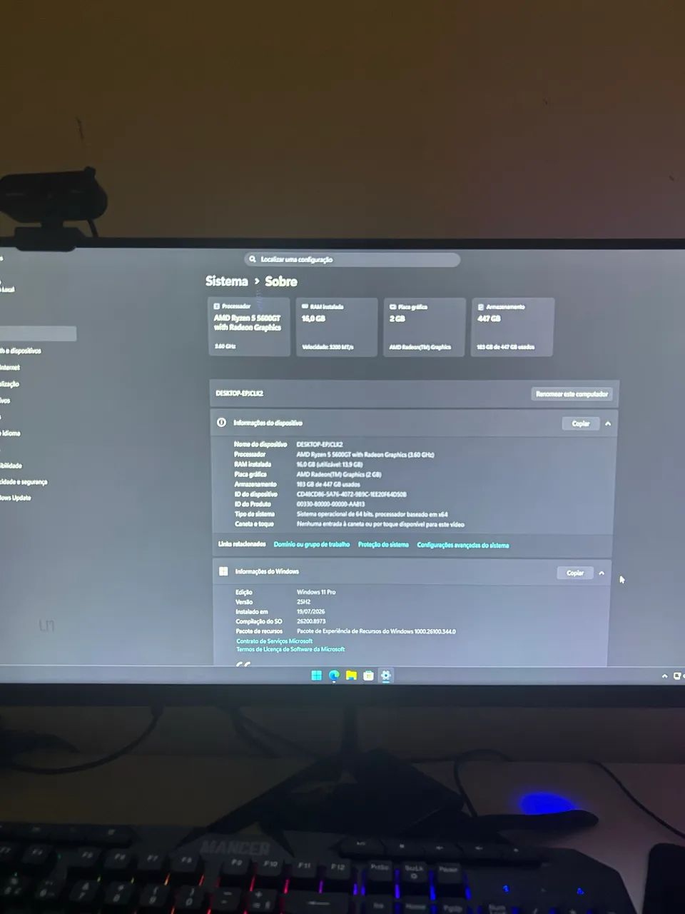 PC GAMER RYZEN 5 5600GT  - Foto 3