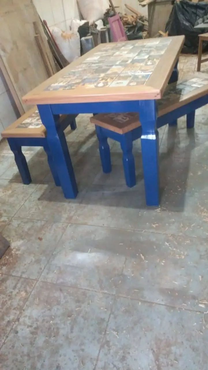 Mesa com ladrinho - Foto 4