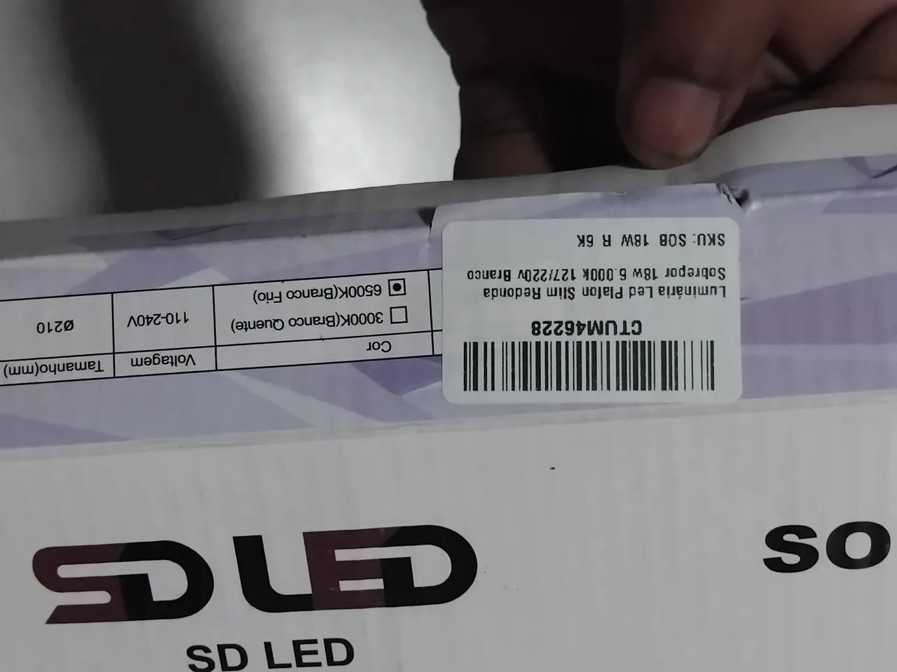 Luminárias Led Plafon sem reator - Foto 3