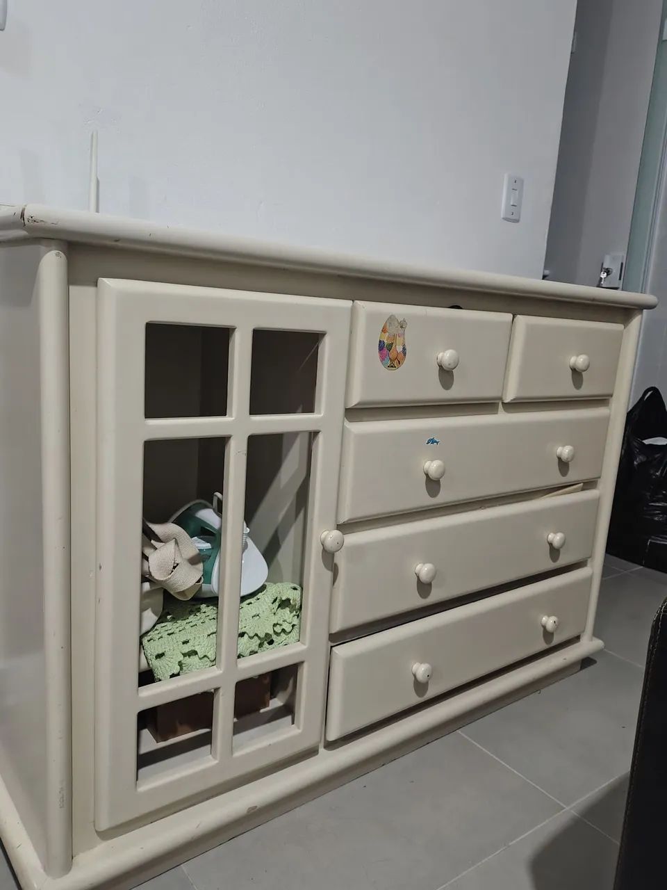 Kit Guarda roupa infantil madeira maciça  - Foto 2
