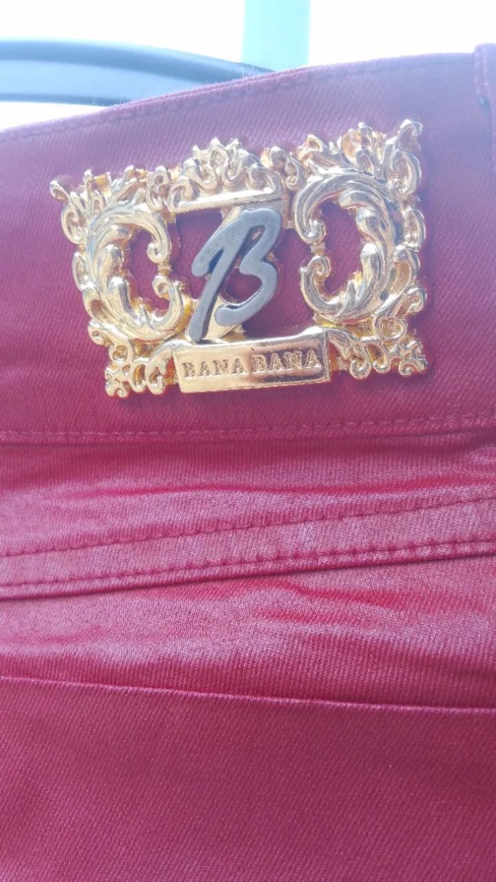 Calça vermelha nunca usada - Foto 3