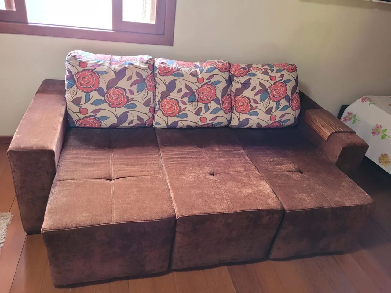 Sofá 3 lugares retratil assento - Foto 2