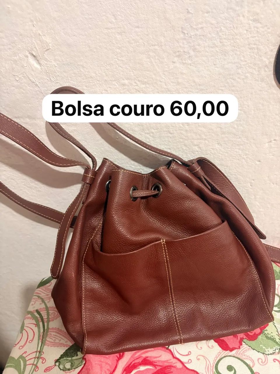 Bolsa couro 