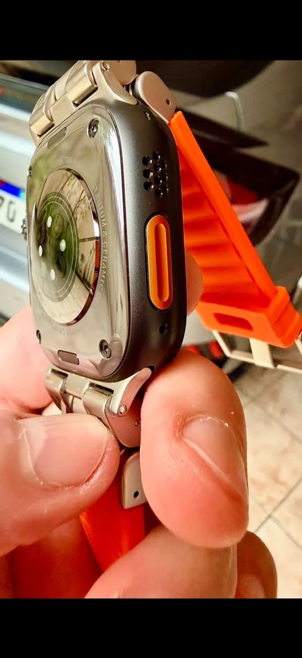 Apple Watch Ultra 2 titanium black zerado  - Foto 2