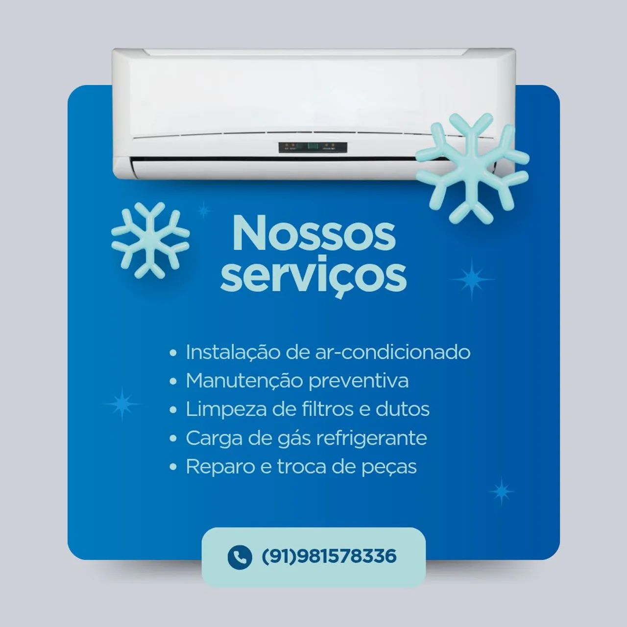 INSTALAÇÃO/MANUTENÇÃO DE AR CONDICIONADO EM BELÉM? - Foto 3