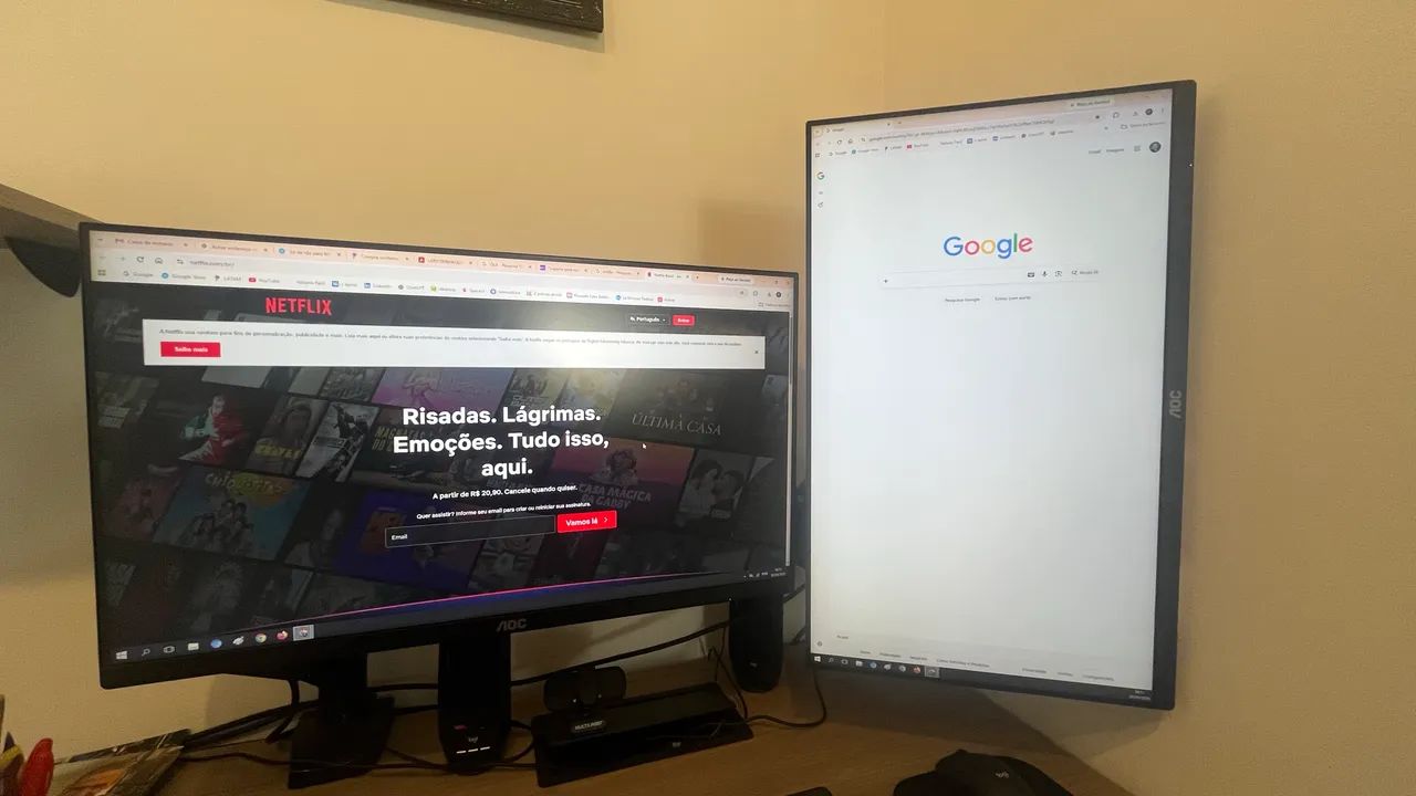Monitor AOC 24 com suporte