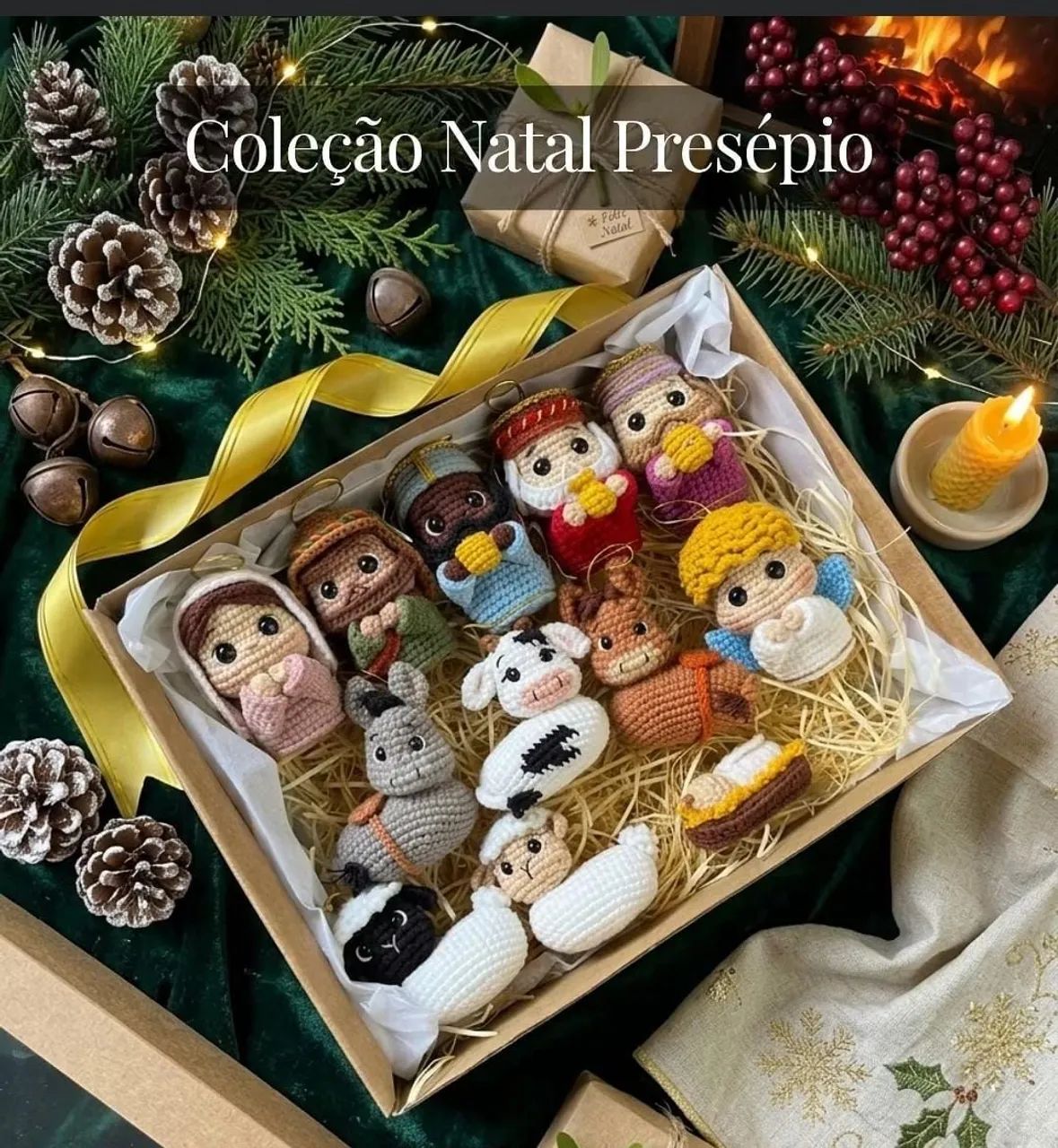 Mini presépio amigurumi 