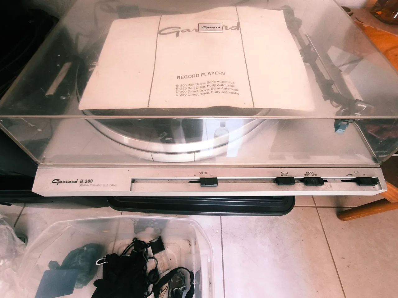 Picape toca discos Gradiente Garrard B200 Semi Automatic - Foto 3