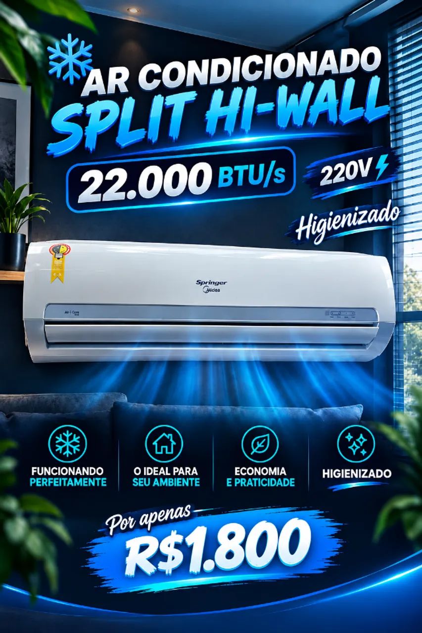 Ar Condicionado Split 22.000 BTU/S - Foto 4