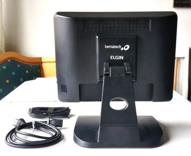 Monitor Touchscreen Bematech Elgin CM-15H 15 Polegadas (4:3) - HDMI - Preto - Usado - Foto 5