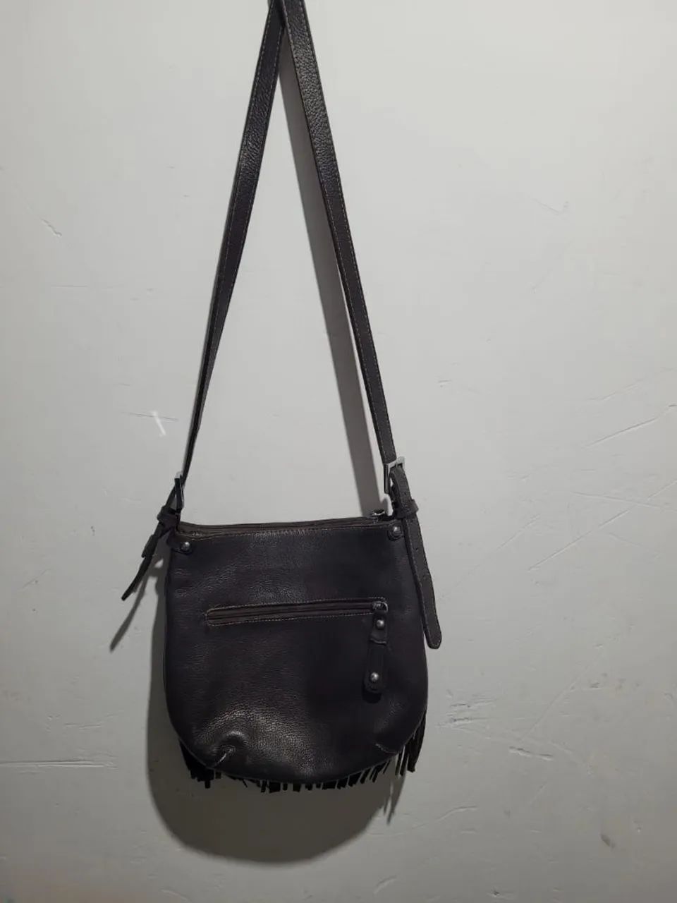 Bolsa de couro média Anahavana  - Foto 4