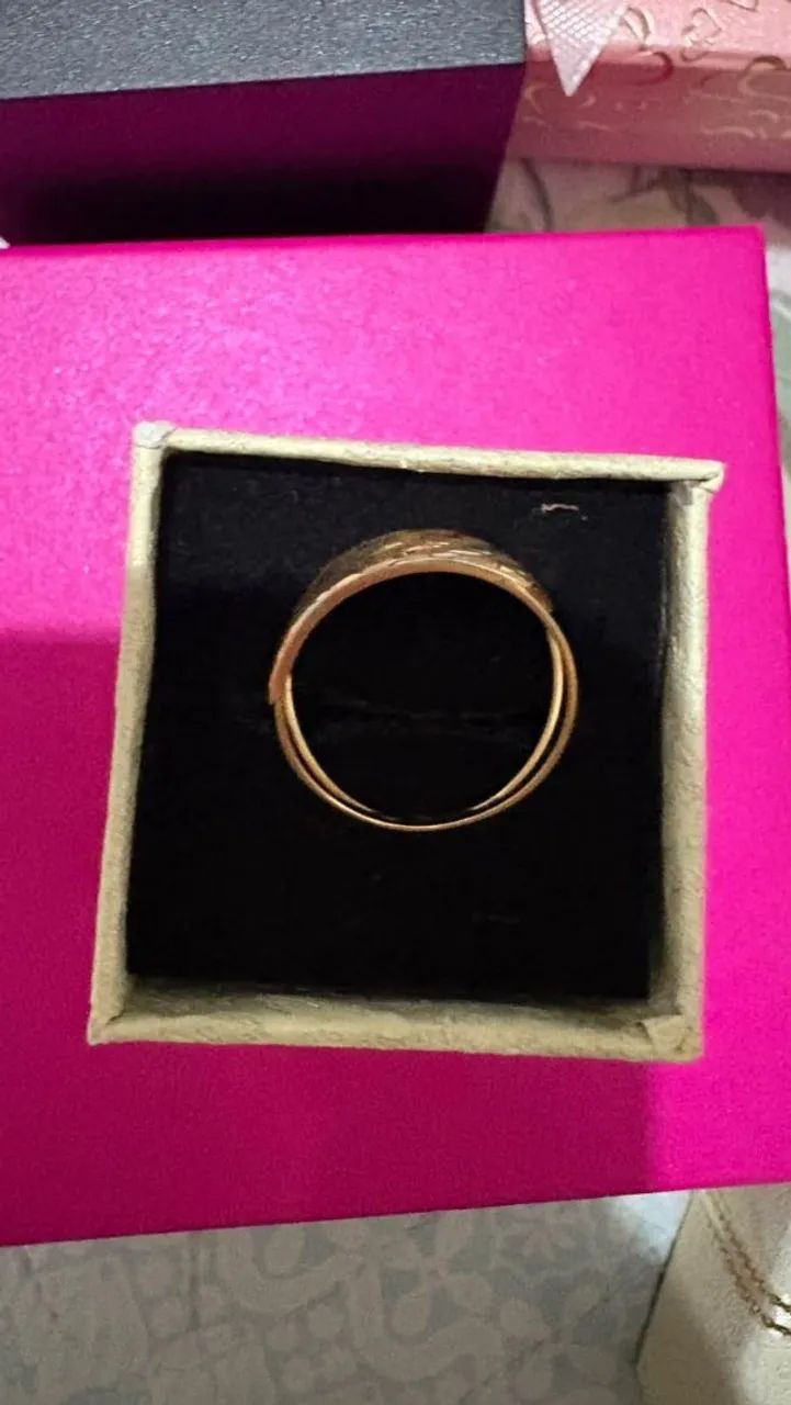 Anel de ouro feminino  - Foto 4