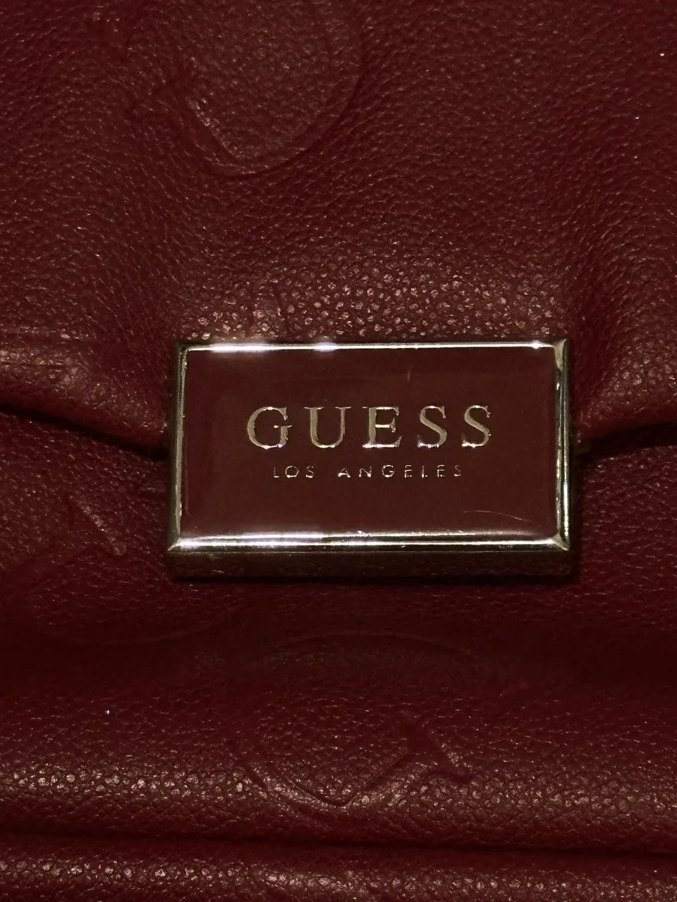 Bolsa GUESS Original Vinho/Bordô + Alça Longa - Foto 2