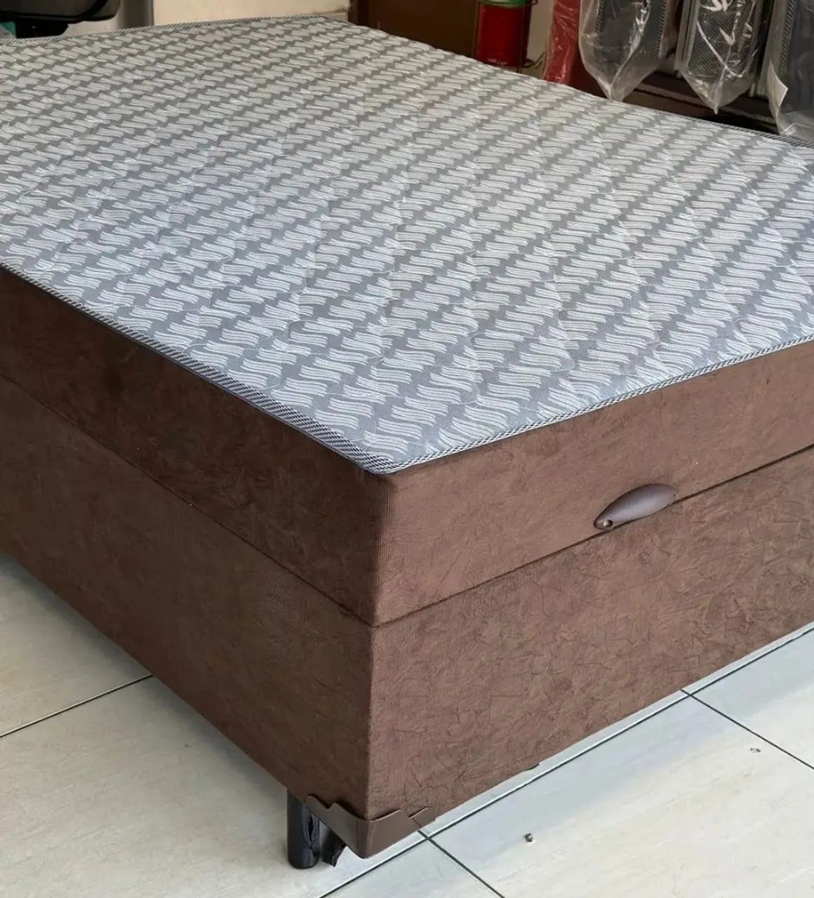 Base baú com colchão conjugado, novos e frete grátis 