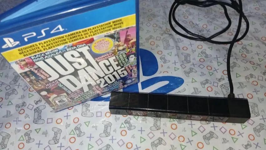 Camera Playstation 4 com Jogo Just Dance 2015 Ps4