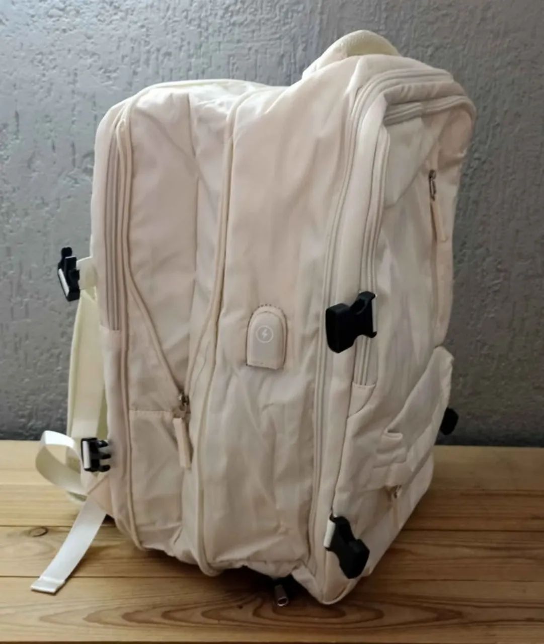 mochila ROMANTIC CROWN creme  - Foto 3