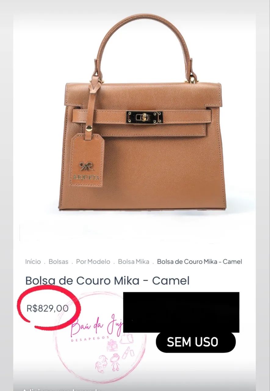 Bolsa couro legitimo - Foto 4