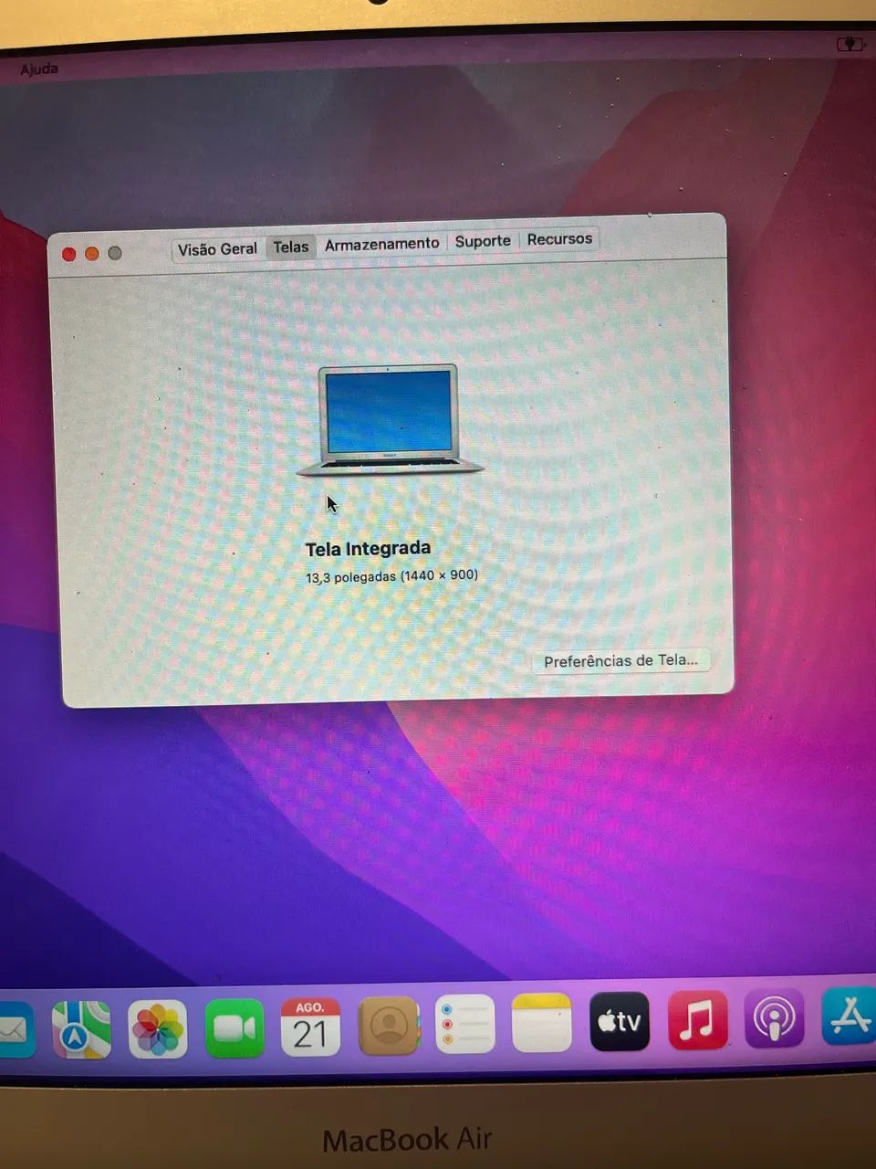MacBook Air 2017 bateria não segura carga  - Foto 3