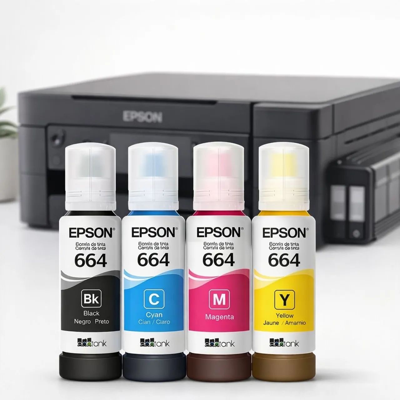 Tinta original Epson Kit 4 cores - Periféricos e Acessórios de