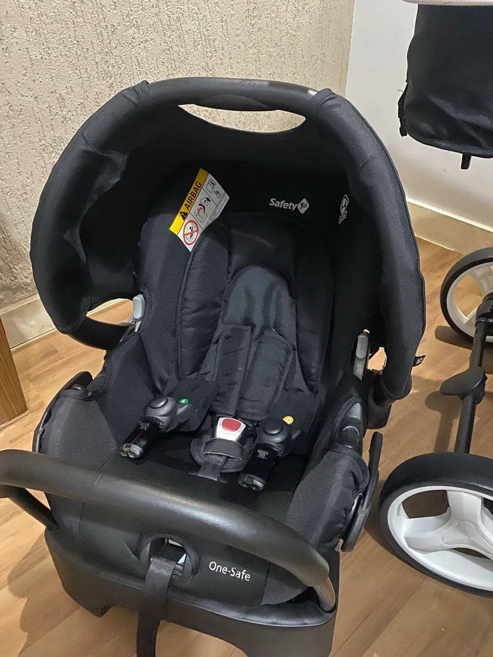 Carrinho Moisés com bebê conforto e base  - Foto 5