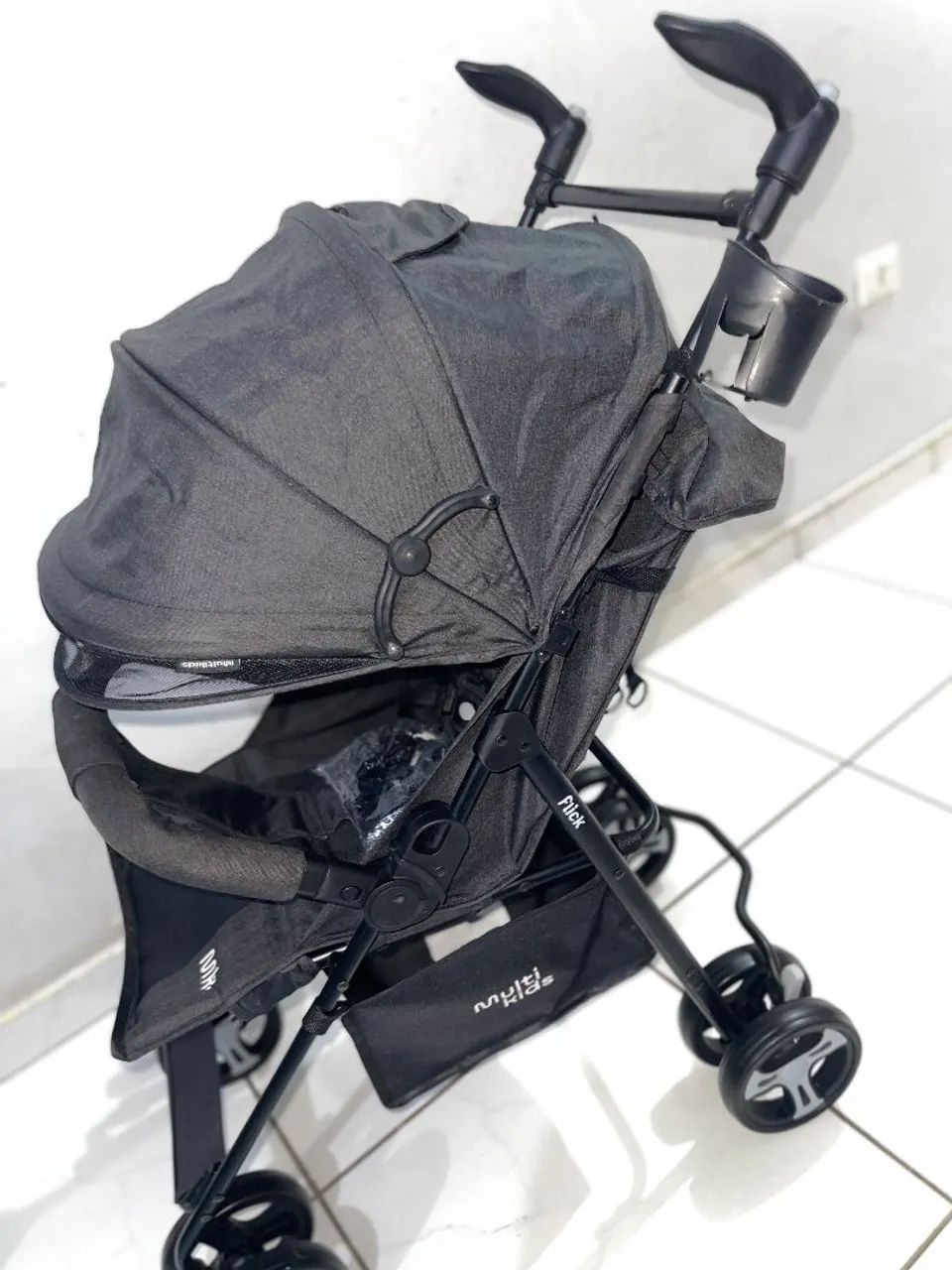 Carrinho de bebê Multikids Flick 0-15Kg - Foto 3