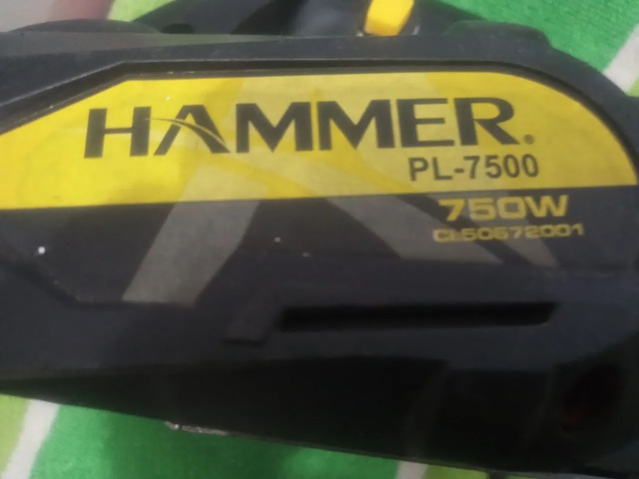 Plaina elétrica hammer 