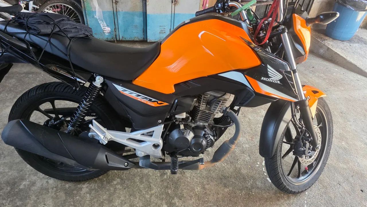 Titan 160 2025 laranja - Foto 2