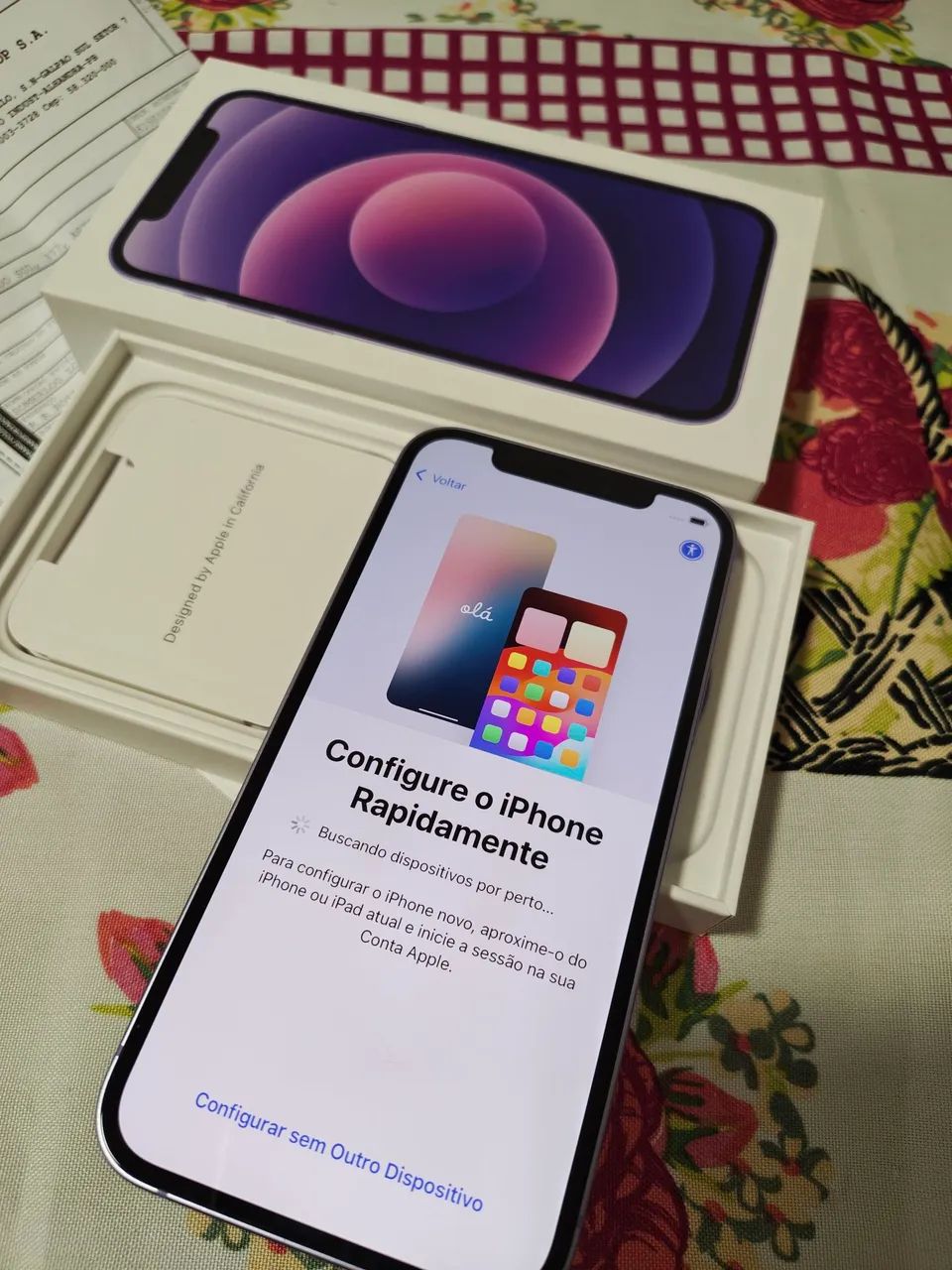 iPhone 128 GB lilás excelente estado - Foto 4