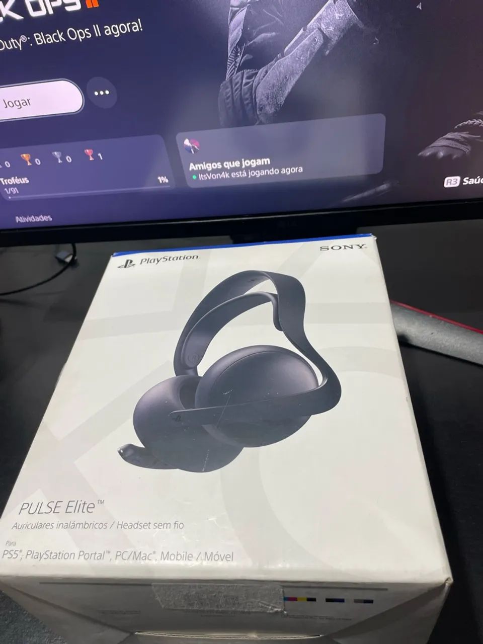 Headset pulse elite lacrado