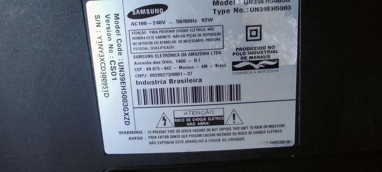 TV Samsung 39" com defeito  - Foto 2