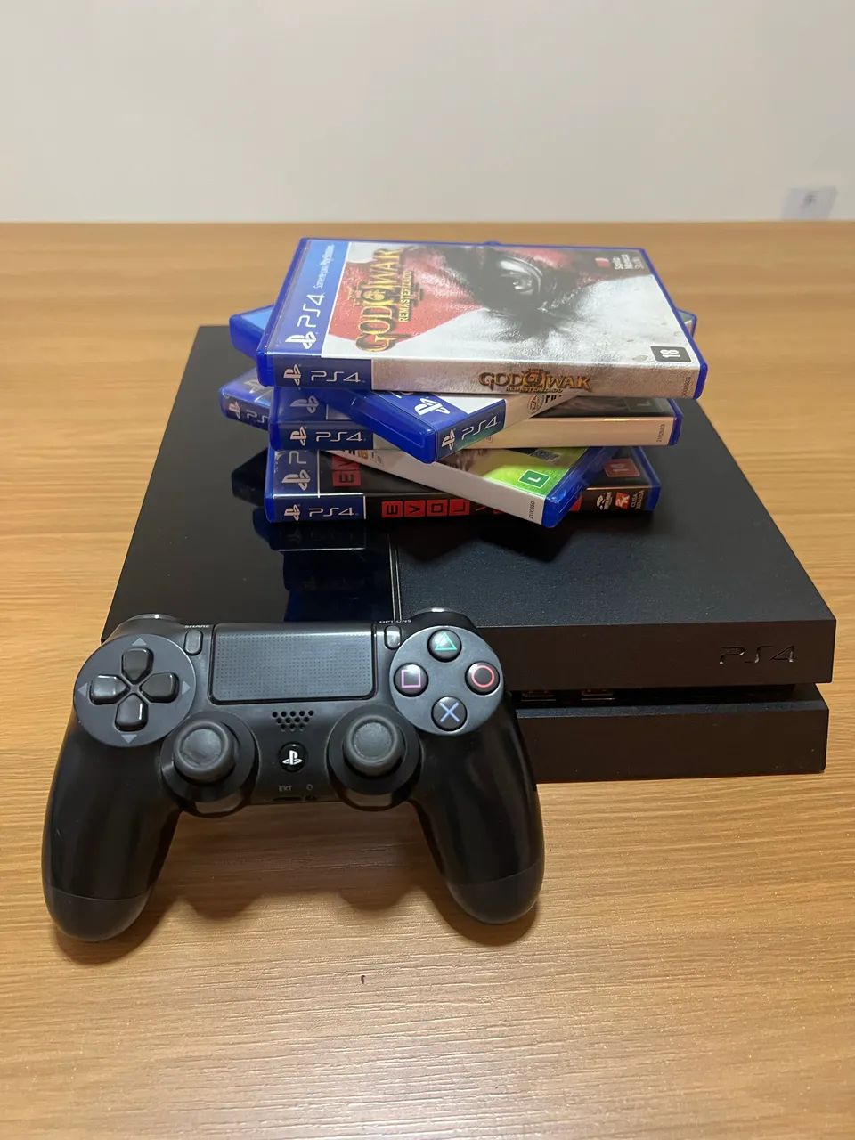 PS4 500g+Jogos e controle original - Foto 4