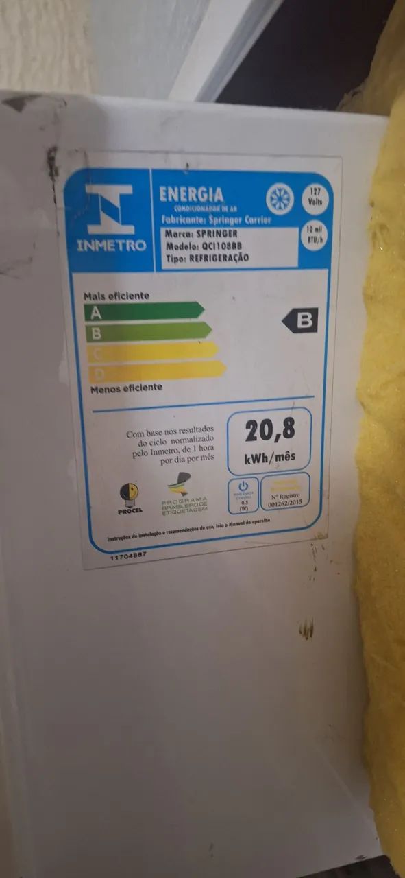 Ar condicionado springer 10mil btus  - Foto 2